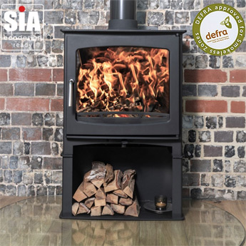 The Panoramic with stand stove has been awarded the clearSkies 4 rating
