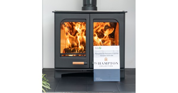 Ecosy+ 9kw Panoramic Slimline Ecodesign Wood Burning Stove
