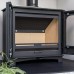 Ecosy+ Panoramic  9 Twin Door -  Ecodesign - Slimline Wood Burning Stove (10kw Maximum Output)