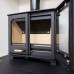 Ecosy+ Panoramic  9 Twin Door -  Ecodesign - Slimline Wood Burning Stove (10kw Maximum Output)