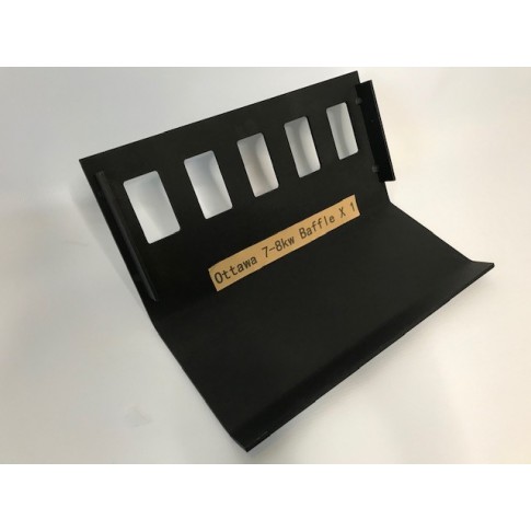 Replacement baffle plate for Ottawa 7-8kw stove
