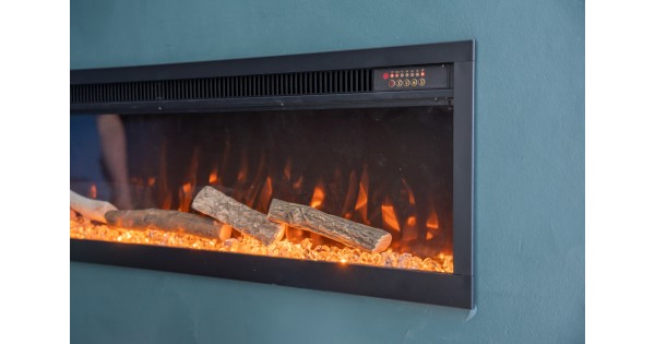1524mm Flush Insert or Wall Hung Designer Electric Fireplace - 2021 Model