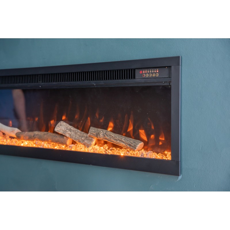 1524mm Flush Insert or Wall Hung Designer Electric Fireplace - 2021 Model