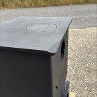 'SLIGHT SECOND - DENTED/FOLDED CORNER' - Elk Brass - Defra Approved - 5kw - Eco Design Approved - Woodburning / Multi-Fuel Stove 'SLIGHT SECOND - DENTED/FOLDED CORNER' - Elk Brass - Defra Approved - 5kw - Eco Design Approved - Woodburning / Multi-Fuel Stove
