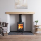 Ecosy+ Ottawa 5 Eco Deluxe, Defra Approved - Eco Design Approved - 5kw Wood Burning Stove Ecosy+ Ottawa 5 Eco Deluxe, Defra Approved - Eco Design Approved - 5kw Wood Burning Stove