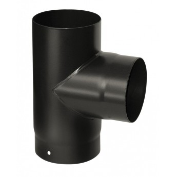 90 degree 5" (125mm) T PIECE with cap