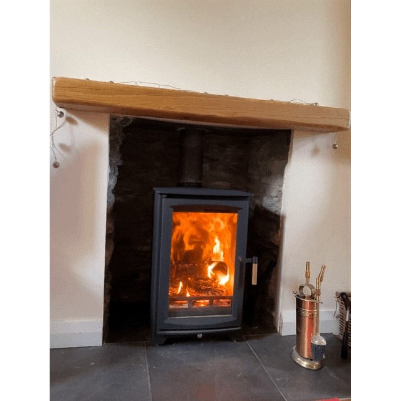 Defra Approved Ecosy+ Hampton Highline5 Eco Design Wood Burning Multi Fuel  Stove