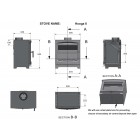 Ecosy+ Hooga 8 - 8kw - Defra Approved - Eco Design Approved - Woodburning Stove Ecosy+ Hooga 8 - 8kw - Defra Approved - Eco Design Approved - Woodburning Stove