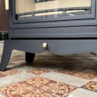 Ecosy+ Panoramic Traditional With Cast Base and Canopy - Defra / Eco Design Compliant - 5kw - Woodburning Stove