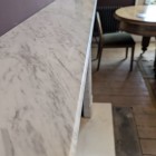 Venice 56" Cararra Marble Fireplace Surround / Mantel 