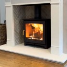 Ecosy+ Panoramic Defra Approved 5kw Eco Design Ready - Woodburning Stove