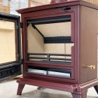 Oxblood Red Enamel - Ecosy+ Rock Landscape 5kw - Defra Approved - Eco Design Ready - Multi-Fuel Stove - Cast Iron Oxblood Red Enamel - Ecosy+ Rock Landscape 5kw - Defra Approved - Eco Design Ready - Multi-Fuel Stove - Cast Iron