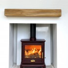 Oxblood Red Enamel - Ecosy+ Rock Landscape 5kw - Defra Approved - Eco Design Ready - Multi-Fuel Stove - Cast Iron Oxblood Red Enamel - Ecosy+ Rock Landscape 5kw - Defra Approved - Eco Design Ready - Multi-Fuel Stove - Cast Iron