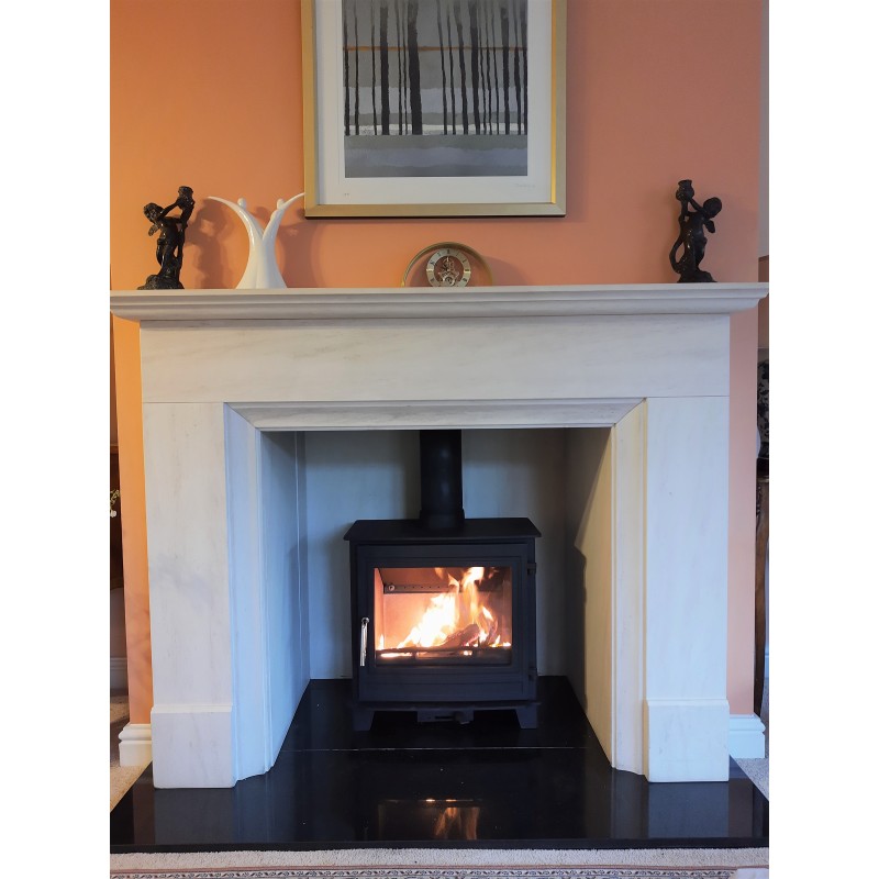 Defra Approved Ecosy+ 5kw Panoramic Traditional Multi-Fuel Ecodesign Wood  Burning Stove