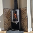 CYLINDRICAL - Ecosy+ Infinity V - Defra Approved - 5kw - Eco Design Approved - Multi-Fuel Stove CYLINDRICAL - Ecosy+ Infinity V - Defra Approved - 5kw - Eco Design Approved - Multi-Fuel Stove