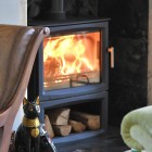 Ecosy+ Hampton Vista 900 -  Ecodesign - Slimline Wood Burning Stove (10kw Maximum Output)