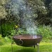 Indian Made 90cm / 900mm Kadai Fire Bowl With Iron Stand - Recycled