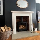 Ecosy+ Panoramic Defra Approved 5kw Eco Design Ready - Woodburning Stove