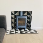 COOL BLUE - Ecosy+ Hampton 5 XL - Defra Approved - Eco Design Approved - 5kw - Woodburning Stove  