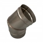 " Custom" 45 degree bend 5" (125mm) Stainless Steel flue pipe