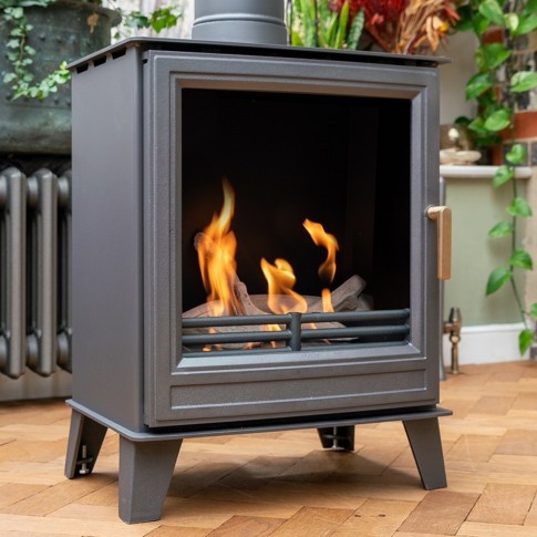 Ecosy+ Windsor 7 Pure Bio Stove - Dark Grey 