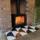 Ecosy+ Panoramic Defra Approved 5kw Eco Design Ready - Woodburning Stove