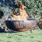 Very Large 1000mm Genuine Kadai Indian Fire Bowl - Sourced Direct From India 