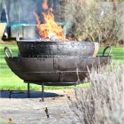 Very Large 1000mm Genuine Kadai Indian Fire Bowl - Sourced Direct From India 