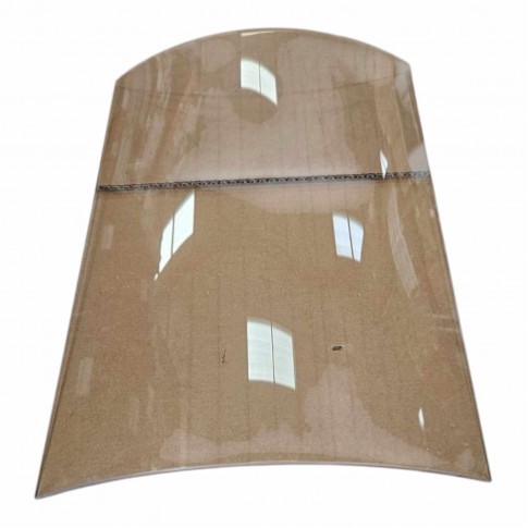 Replacement Glass for Infinity V Cylindrical Stove ( Origional model without black strip on glass ) 