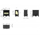 Ecosy+ Panoramic Traditional (Multi-Fuel) - 5-7kw Stove - Defra Approved, Ecodesign Ecosy+ Panoramic Traditional (Multi-Fuel) - 5-7kw Stove - Defra Approved, Ecodesign