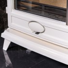 Ivory Enamel - Ecosy+ Rock Landscape 5kw - Defra Approved - Eco Design Ready - Multi-Fuel Stove - Cast Iron Ivory Enamel - Ecosy+ Rock Landscape 5kw - Defra Approved - Eco Design Ready - Multi-Fuel Stove - Cast Iron