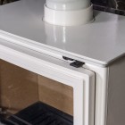 Ivory Enamel - Ecosy+ Rock Landscape 5kw - Defra Approved - Eco Design Ready - Multi-Fuel Stove - Cast Iron Ivory Enamel - Ecosy+ Rock Landscape 5kw - Defra Approved - Eco Design Ready - Multi-Fuel Stove - Cast Iron
