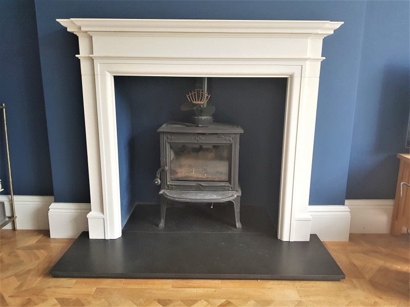 Oxford Limestone Fireplace