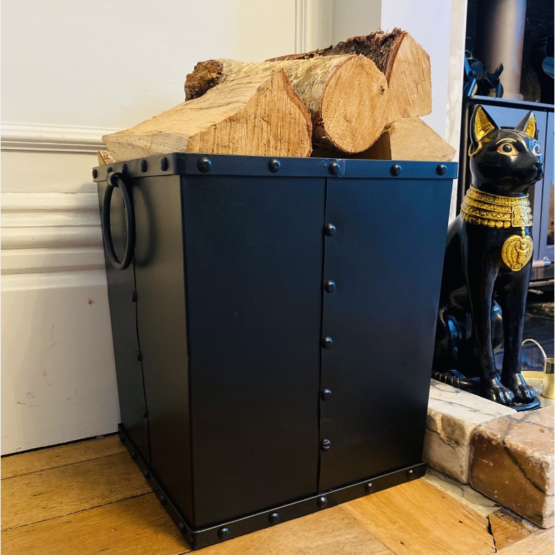 Log Holder, Iron Fire Basket, Log Basket, Log Carrier