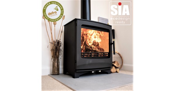 Ecosy+ Newburn 5 Wide 5kw Defra Approved Ecodesign Multi-Fuel Stove - 5  Year Guarantee