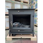 30kw Back Boiler Multi-Fuel Woodburning Stove , Secondary Burn, Thermostat 30kw Back Boiler Multi-Fuel Woodburning Stove , Secondary Burn, Thermostat