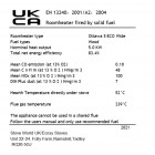 Ecosy+ Ottawa 5 Eco Wide - Defra Approved - 5kw - Eco Design Ready - Woodburning Stove