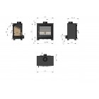 Ecosy+ Ottawa MF12 - Defra Approved - Eco Design Ready - Multi-Fuel / Woodburning Stove - 12KW