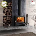 Ecosy+ Panoramic 9 - Ecodesign - Slimline Wood Burning Stove (10kw Maximum Output) Ecosy+ Panoramic 9 - Ecodesign - Slimline Wood Burning Stove (10kw Maximum Output)