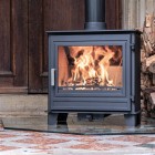 Ecosy+ Panoramic Traditional - (Wood Burning) Defra Approved, 5kw , Eco Design Ready  - 5 Year Guarantee 