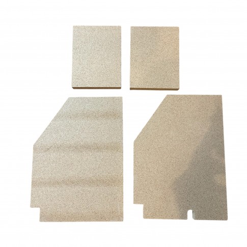 Replacement Fire Brick Set for Purefire 5kw Curve Eco Design  - ( New Version )