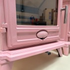 Flamingo Pink  Enamel - Ecosy+ Rock Landscape 5kw - Defra Approved - Eco Design Ready - Multi-Fuel Stove - Cast Iron