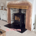 Elk Brass Black - Defra Approved 5kw - Eco Design Approved - Woodburning / Multi-Fuel Stove