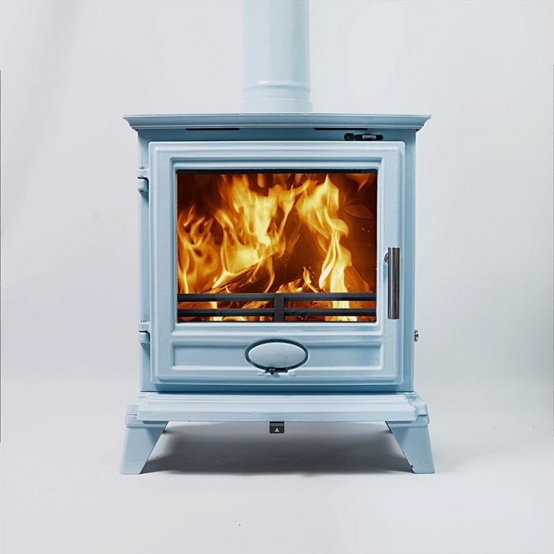 Cast Iron Ecosy+ Rock Landscape Multi-Fuel Stove Eco Design Ready