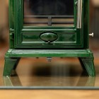 Emerald Green Enamel - Ecosy+ Rock Compact - Defra Approved - Eco Design Ready - Multi-Fuel Stove - Cast Iron Emerald Green Enamel - Ecosy+ Rock Compact - Defra Approved - Eco Design Ready - Multi-Fuel Stove - Cast Iron