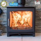 Ecosy+ Panoramic Defra Approved 5kw Eco Design Ready - Woodburning Stove