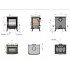 Ecosy+ Snug 10 Classic Multi-Fuel, Eco Design Approved, Defra Approved Stove