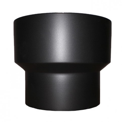 125mm (5") to 150mm (6")  Black Vitreous Adapter   