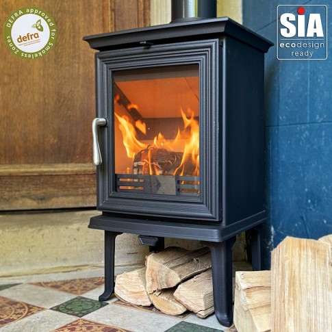Ecosy+ Ottawa TR5 Tall , Defra Approved -  Eco Design Approved  - 5kw Wood Burning Stove