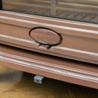 Mocha Brown Enamel - Ecosy Rock Landscape 5kw | Defra Approved | Ecodesign Multi-Fuel  Wood Burner
